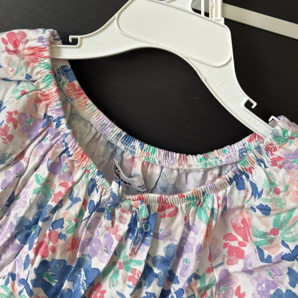 Epic Threads Toddler Girls Floral Print Smock Top